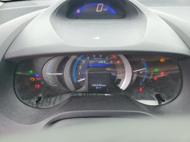 JHMZE2H73AS017028 - 2010 HONDA INSIGHT EX BLUE photo 9