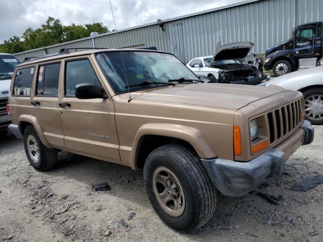 1J4FF48S3YL166362 - 2000 JEEP CHEROKEE SPORT TAN photo 4