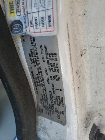 1GCESBFE1C8123519 - 2012 CHEVROLET COLORADO WHITE photo 12