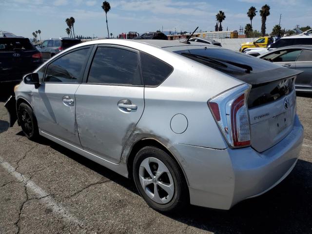 JTDKN3DU9D5646333 - 2013 TOYOTA PRIUS SILVER photo 2