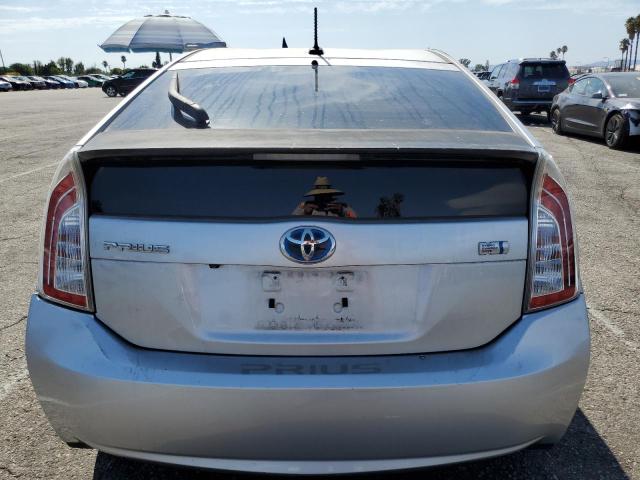 JTDKN3DU9D5646333 - 2013 TOYOTA PRIUS SILVER photo 6