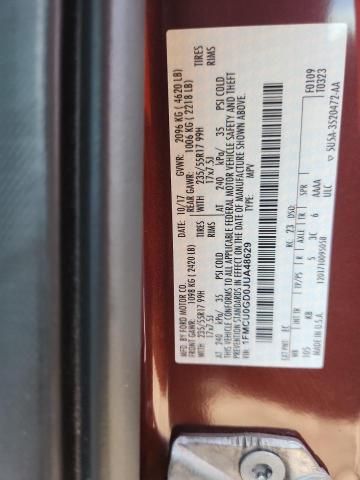 1FMCU0GD0JUA48629 - 2018 FORD ESCAPE SE Rouge photo 13