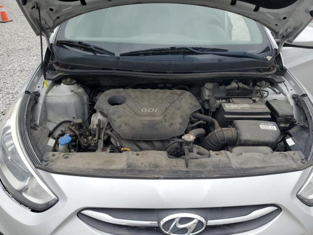 KMHCT4AE8HU283124 - 2017 HYUN ACCENT SE SILVER photo 11