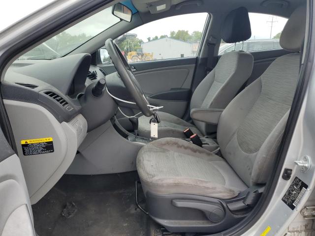 KMHCT4AE8HU283124 - 2017 HYUN ACCENT SE SILVER photo 7