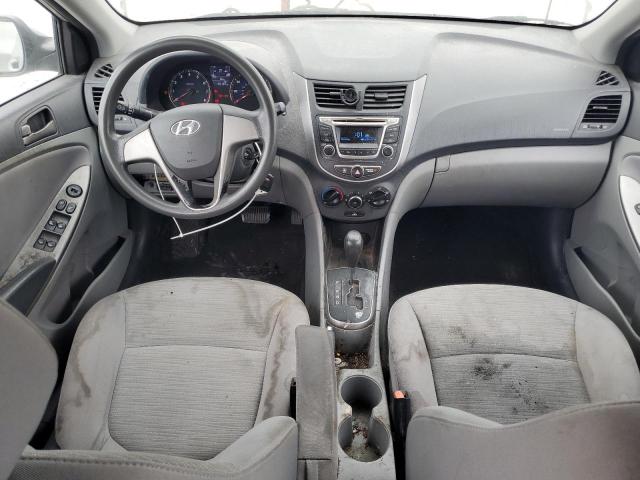 KMHCT4AE8HU283124 - 2017 HYUN ACCENT SE SILVER photo 8