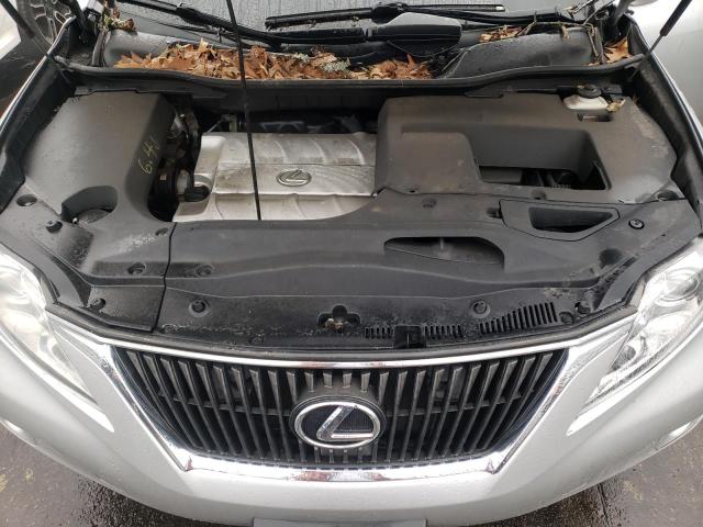 2T2BK1BA5AC022190 - 2010 LEXUS RX 350 GRAY photo 12