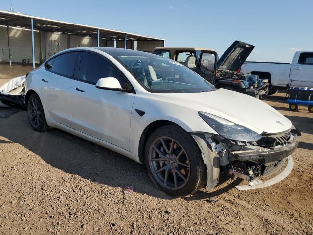 5YJ3E1EB1NF278039 - 2022 TESLA MODEL 3 白色 照片 4
