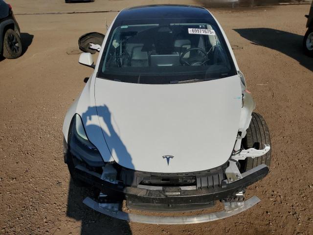 5YJ3E1EB1NF278039 - 2022 TESLA MODEL 3 白色 照片 5