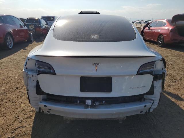 5YJ3E1EB1NF278039 - 2022 TESLA MODEL 3 白色 照片 6