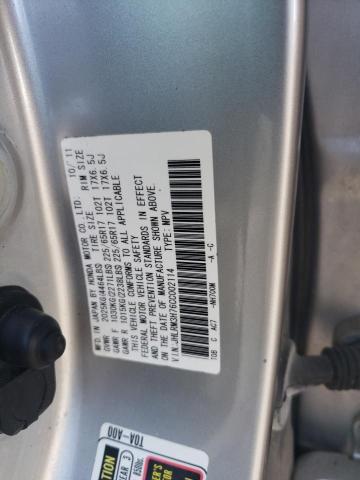 JHLRM3H76CC002114 - 2012 HONDA CR-V EXL SILVER photo 13