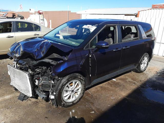 KNDNB4H39P6281311 - 2023 KIA CARNIVAL LX BLUE photo 1