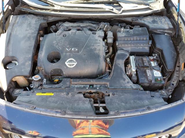 1N4AA5AP8DC801327 - 2013 NISSAN MAXIMA S BLUE photo 11