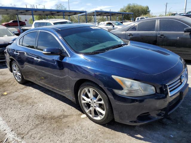 1N4AA5AP8DC801327 - 2013 NISSAN MAXIMA S BLUE photo 4