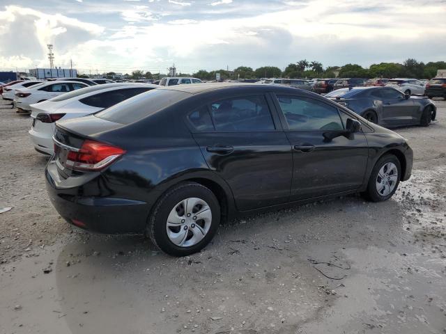 19XFB2F59FE096827 - 2015 HONDA CIVIC LX أسود صورة 3