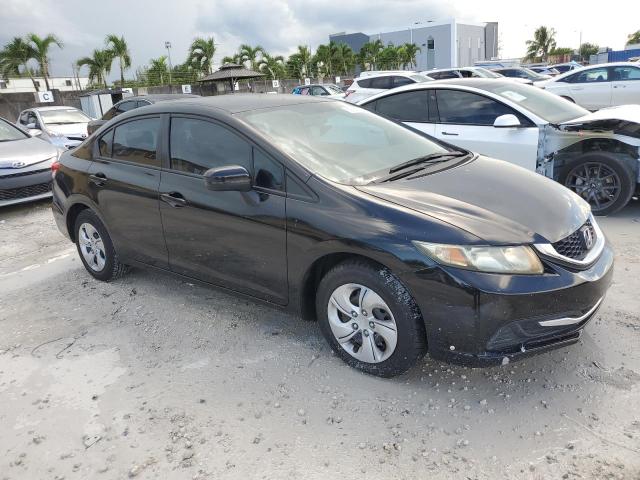 19XFB2F59FE096827 - 2015 HONDA CIVIC LX أسود صورة 4