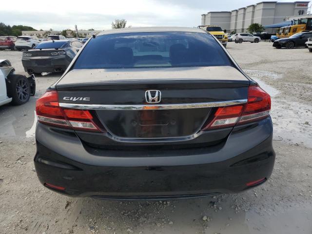 19XFB2F59FE096827 - 2015 HONDA CIVIC LX أسود صورة 6