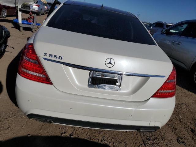 WDDNG7BB2BA395908 - 2011 MERCEDES-BENZ S 550 WHITE photo 6