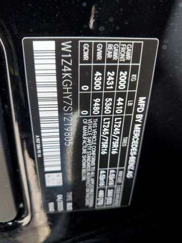 W1Z4KGHY7ST219805 - 2025 MERCEDES-BENZ SPRINTER 2500 BLACK photo 13