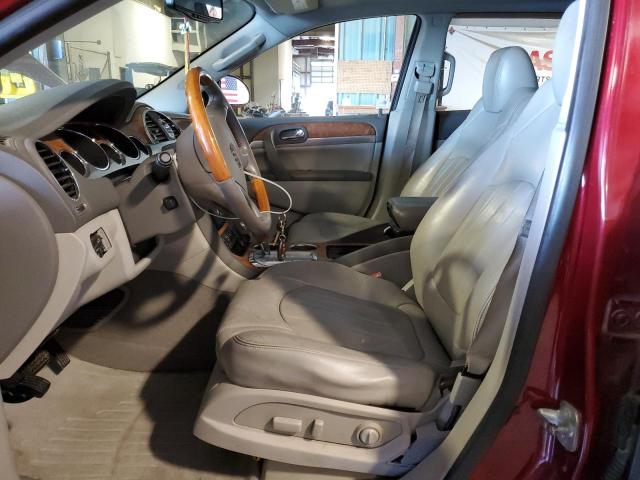 5GAKVCED8BJ115869 - 2011 BUICK ENCLAVE CXL MAROON photo 7