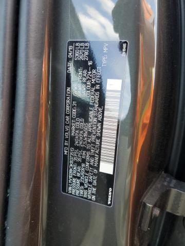 LYV102RK3KB373513 - 2019 VOLVO XC60 T5 GRAY photo 14