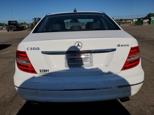 WDDGF8AB2DR270625 - 2013 MERCEDES-BENZ C 300 4MATIC WHITE photo 6