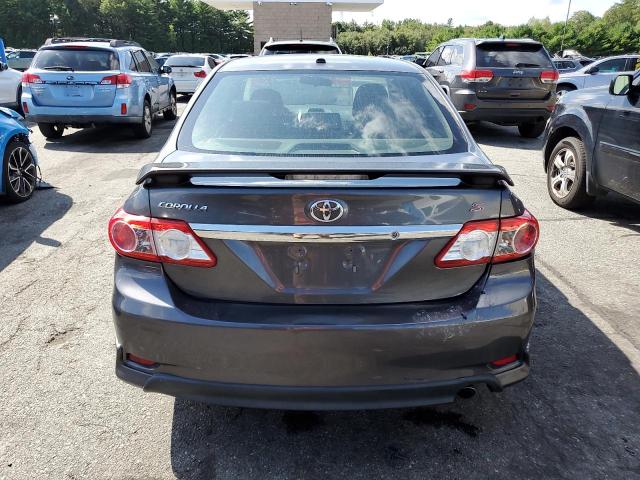 2T1BU4EE4CC824800 - 2012 TOYOTA COROLLA BASE Сірий фото 6