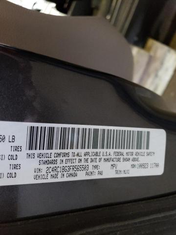 2C4RC1BG3FR565503 - 2015 CHRYSLER TOWN & COU TOURING 灰色 照片 14