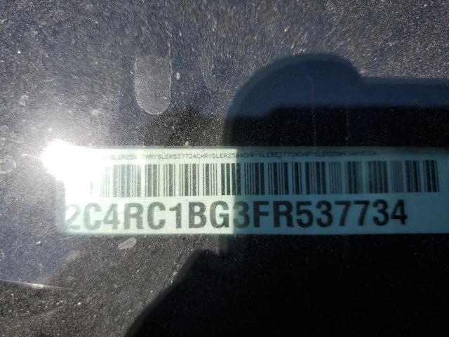 2C4RC1BG3FR537734 - 2015 CHRYSLER TOWN & COU TOURING CHARCOAL photo 13