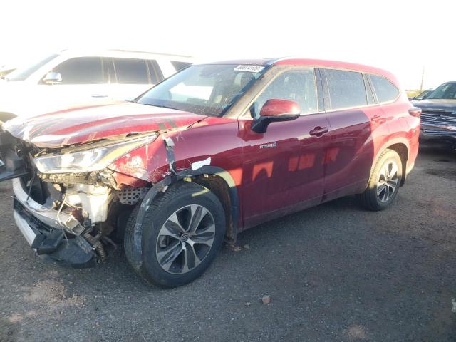 5TDHARAH3LS501457 - 2020 TOYOTA HIGHLANDER HYBRID XLE RED photo 1