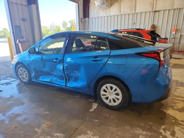 JTDKAMFUXN3155524 - 2022 TOYOTA PRIUS NIGHT SHADE BLUE photo 2