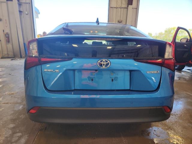 JTDKAMFUXN3155524 - 2022 TOYOTA PRIUS NIGHT SHADE BLUE photo 6