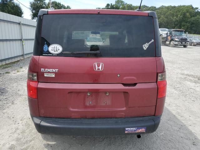 5J6YH28788L018291 - 2008 HONDA ELEMENT EX BURGUNDY photo 6