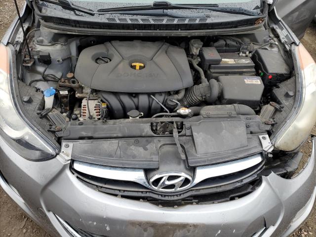 KMHDH4AEXDU893252 - 2013 HYUNDAI ELANTRA GLS SILVER photo 11