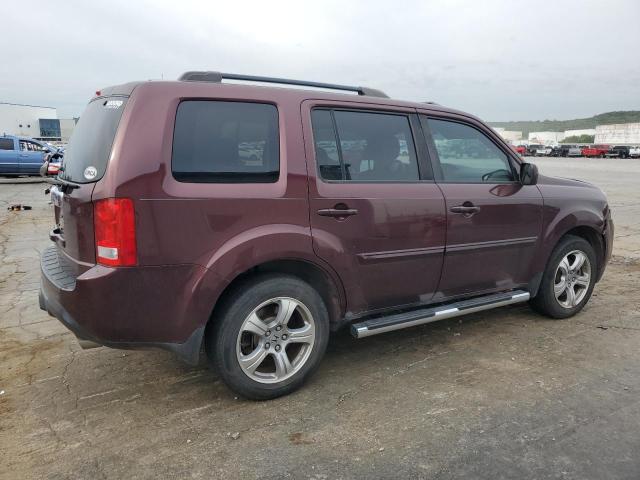 5FNYF3H54EB003110 - 2014 HONDA PILOT EXL MAROON photo 3