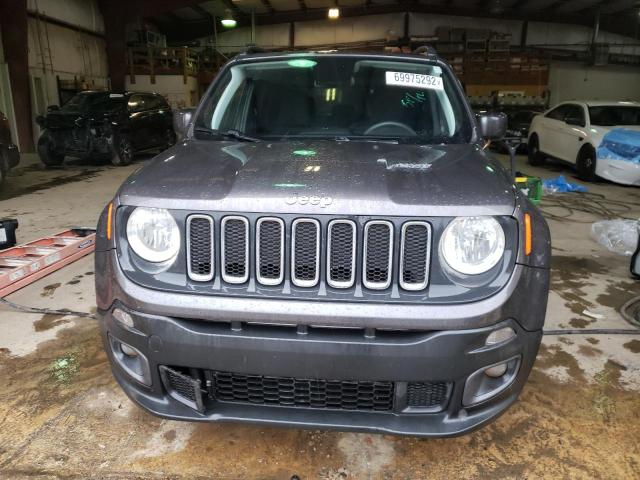 ZACCJABB1JPH17632 - 2018 JEEP RENEGADE LATITUDE GRAY photo 5