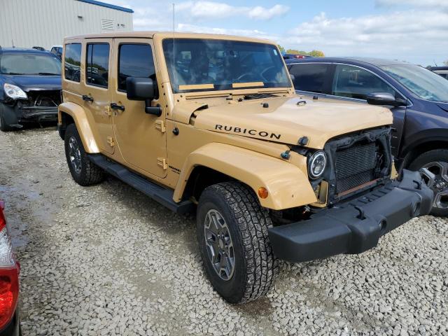 1C4HJWFG3EL127435 - 2014 JEEP WRANGLER RUBICON TAN photo 4