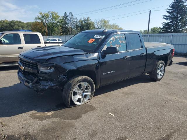 1GCVKPEC5JZ249757 - 2018 CHEVROLET silverado K1500 CUSTOM BLACK photo 1