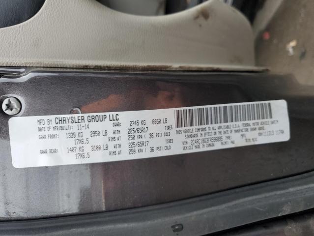 2C4RC1BG3FR596895 - 2015 CHRYSLER TOWN & COU TOURING 灰色 照片 13