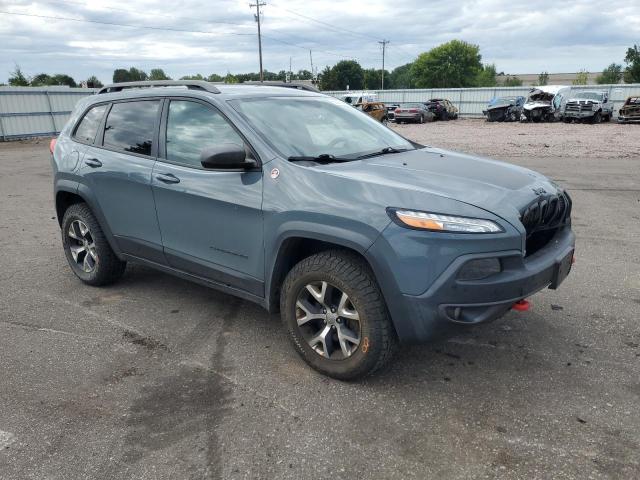 1C4PJMBB8EW134762 - 2014 JEEP CHEROKEE TRAILHAWK GRAY photo 4