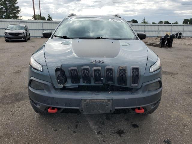 1C4PJMBB8EW134762 - 2014 JEEP CHEROKEE TRAILHAWK GRAY photo 5