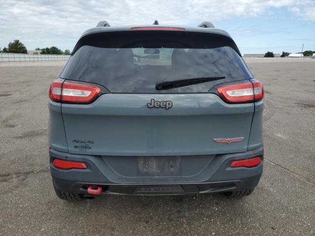 1C4PJMBB8EW134762 - 2014 JEEP CHEROKEE TRAILHAWK GRAY photo 6