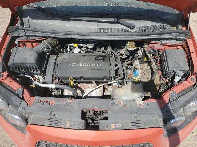 1G1JB6SH4D4159423 - 2013 CHEVROLET SONIC LS ORANGE photo 11