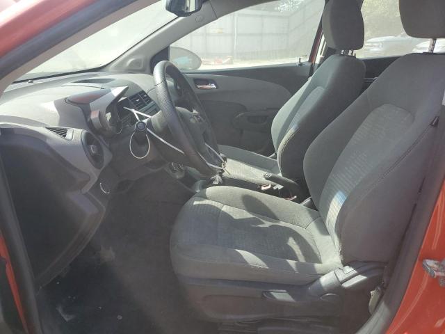 1G1JB6SH4D4159423 - 2013 CHEVROLET SONIC LS ORANGE photo 7