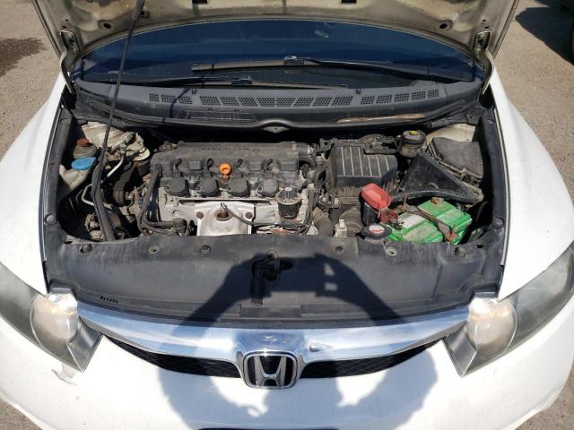 2HGFA1F69AH001557 - 2010 HONDA CIVIC LX-S أبيض صورة 11