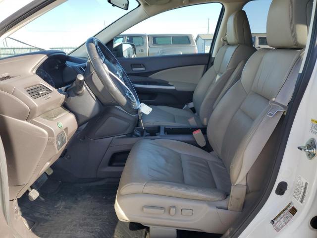 5J6RM4H75EL053314 - 2014 HONDA CR-V EXL თეთრი ფოტო 7