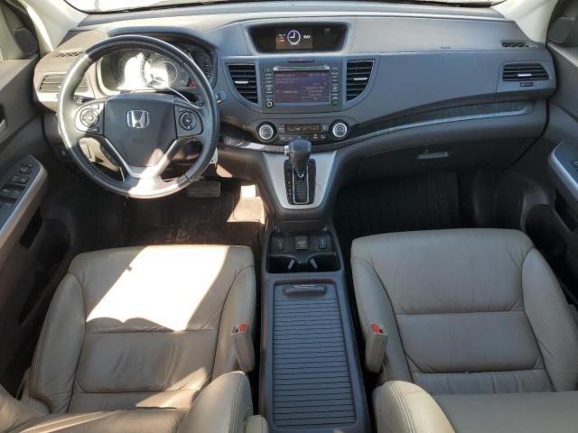 5J6RM4H75EL053314 - 2014 HONDA CR-V EXL თეთრი ფოტო 8