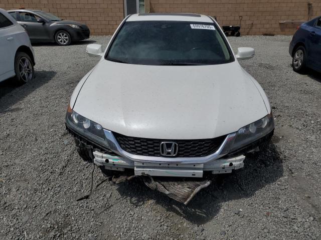 1HGCT1B87DA016260 - 2013 HONDA ACCORD EXL WHITE photo 5