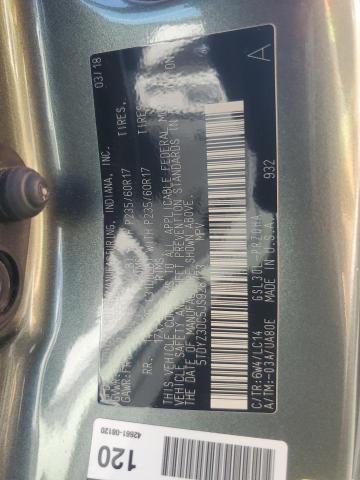 5TDYZ3DC5JS928173 - 2018 TOYOTA SIENNA XLE Vert photo 13