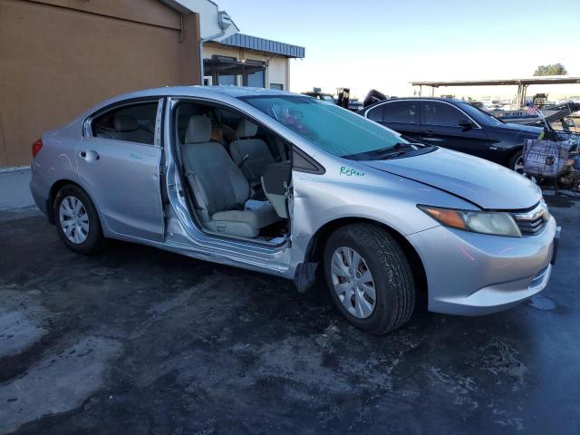 19XFB2F54CE304141 - 2012 HONDA CIVIC LX SILVER photo 4