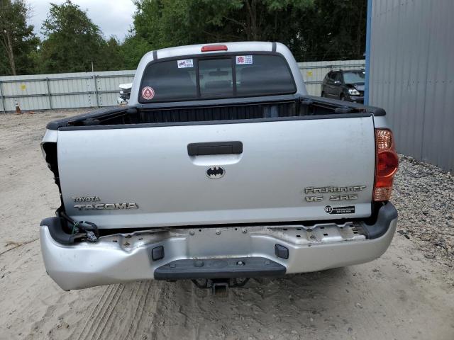 5TEJU62NX8Z492875 - 2008 TOYOTA TACOMA DOUBLE CAB PRERUNNER SILVER photo 6
